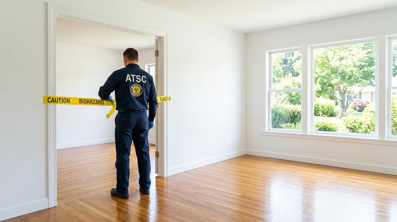 Certified biohazard cleanup crew performing Crime Scene Cleanup in Ranchettes